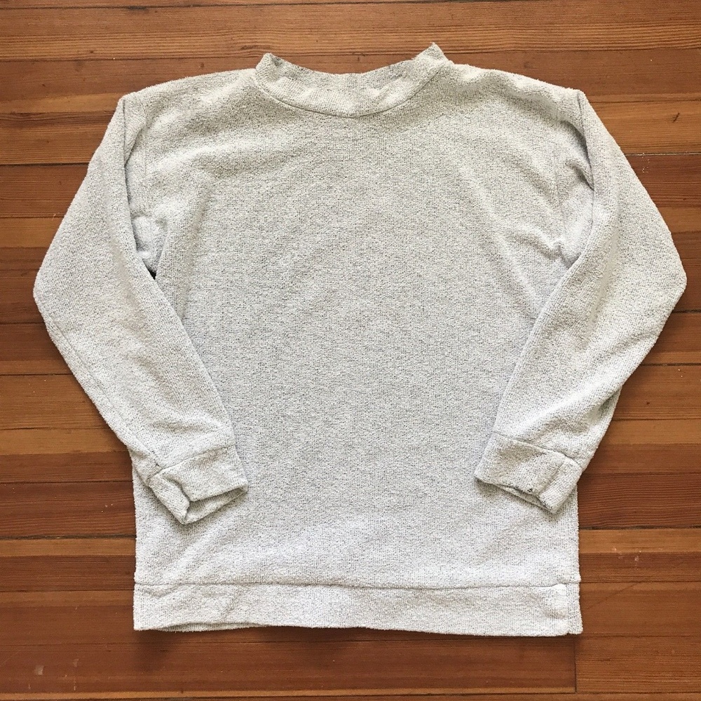Woolly Threads Original Gray Terry Knit Sweatshirt